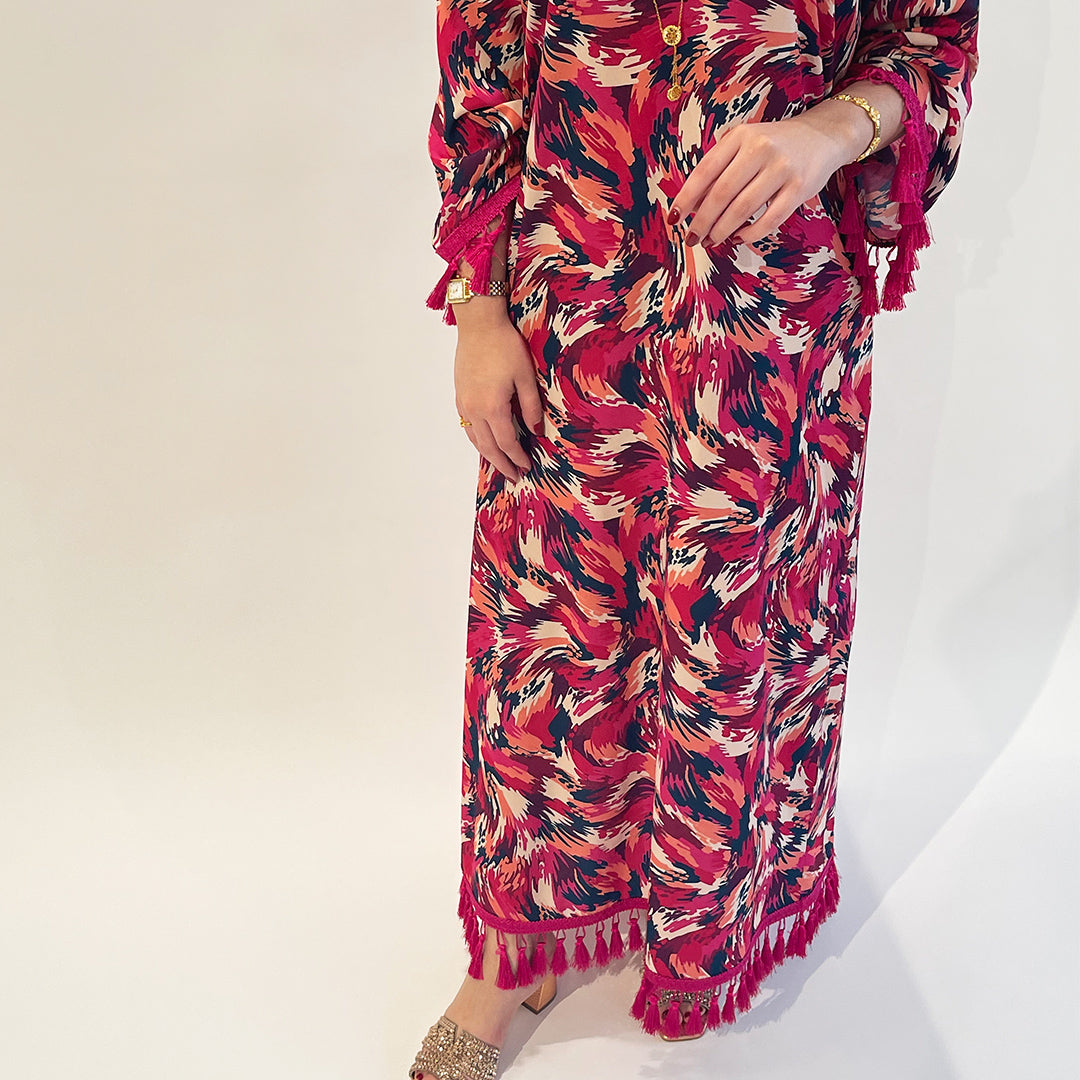 Fuchsia Kaftan