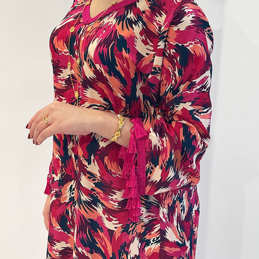 Fuchsia Kaftan